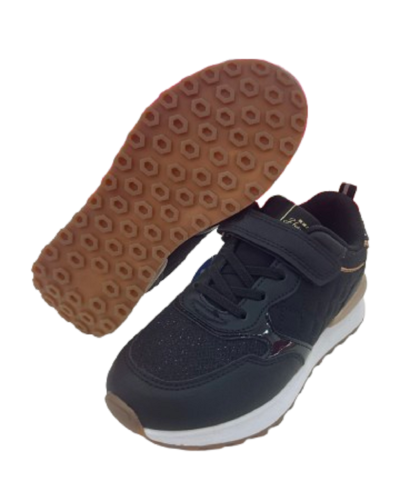 DEPORTIVA CHILATE BLACK CON BRILLO JHAYBER