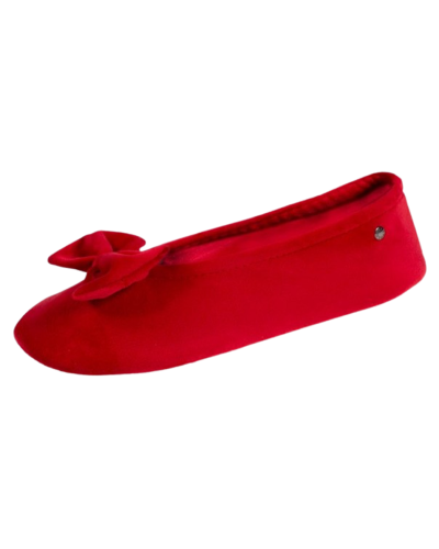 ZAPATILLAS ESTAR POR CASA BAILARINA ROJA ISOTONER