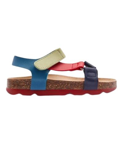 SANDALIAS BIO TIRAS MULTICOLOR CONGUITOS