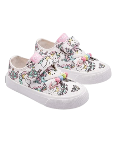DEPORTIVAS DE LONA DE UNICORNIO DE CONGUITOS