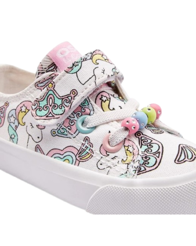 DEPORTIVAS DE LONA DE UNICORNIO DE CONGUITOS