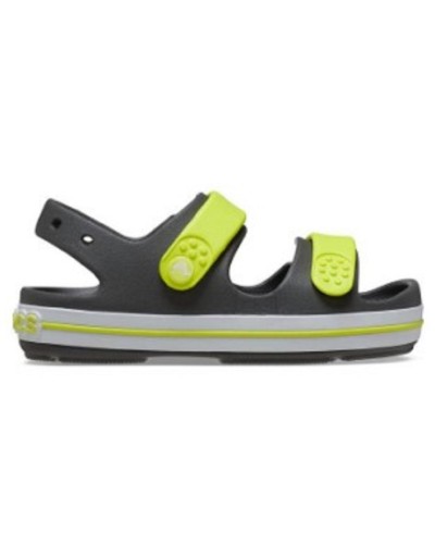 SANDALIAS DE CROCS GRIS Y AMARILLO