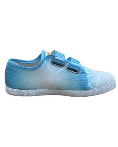 DEPORTIVA DE LONA AZUL CON PERRITO
