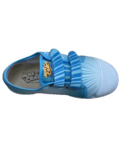 DEPORTIVA DE LONA AZUL CON PERRITO BATILAS