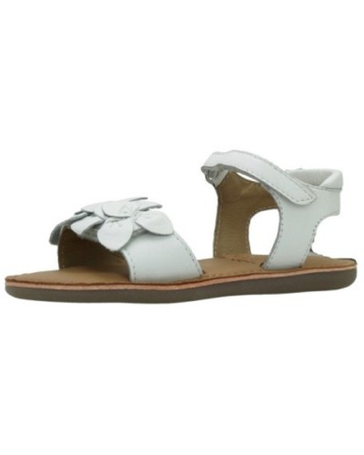 SANDALIA BLANCA CON HOJAS MOD8 NIA