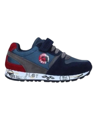 DEPORTIVO MARINO CON DETALLES FLUOR NIÑO J'HAYBER